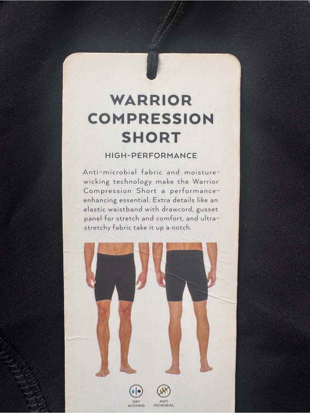 ALO Yoga Men's Black Athletic Compression Shorts